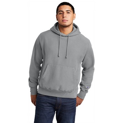 Champion ® Reverse Weave ® Garment-Dyed Hooded Sweatshirt.