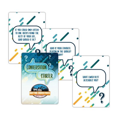 Conversation Starters Poker Card Deck