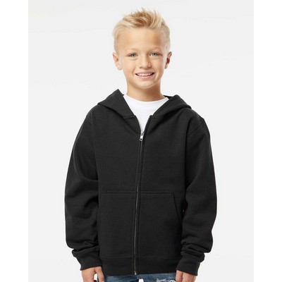 Independent Trading Co.® Youth Midweight Full-Zip Hooded Sweatshirt
