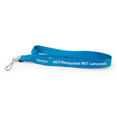 3/4" Recycled PET Lanyard