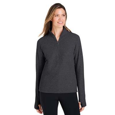 NORTH END® Women's Spirit Textured Quarter-Zip Pullover